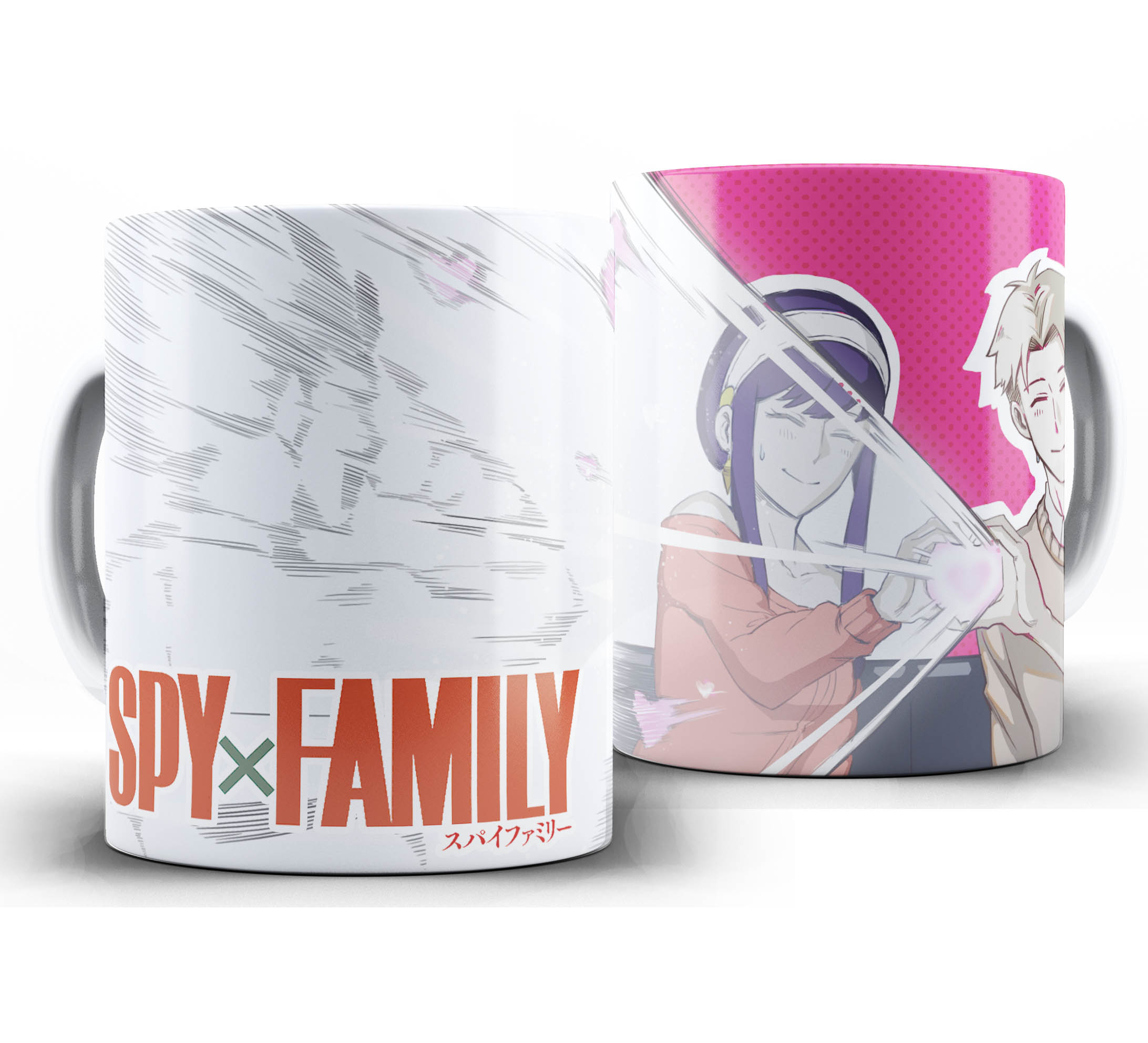 Caneca Anime - Spy X Family W11 - Loid e Yor